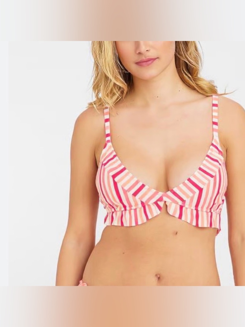Scotch & Soda
Women Stripe Padded Bikini Top, Multicolor new with Tag